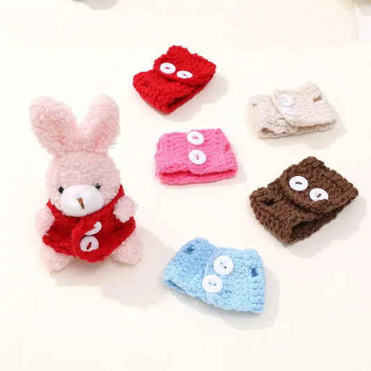 Cute cartoon doll For boss dog clothes change clothes wool crocheted sweater DIY handmade accessories