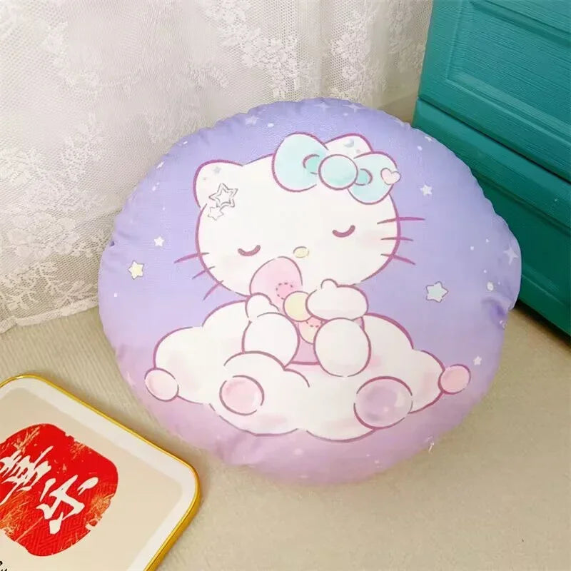 Sanrio Lovely Pillow My Melody Hello Kitty Cartoon Double-sided Printed Pilow Back Cushion Sofa Bed Home Decor Girl Washable