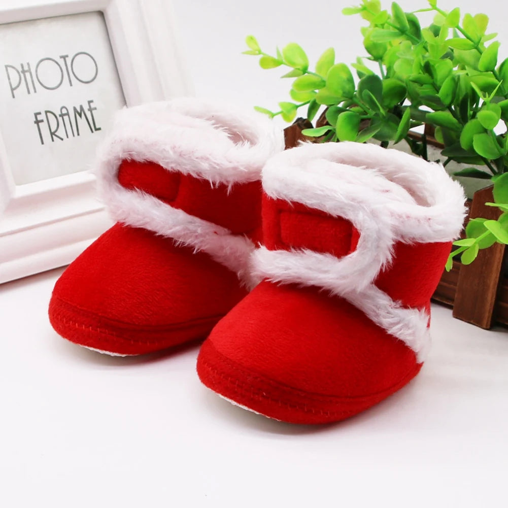 Winter Snow Baby Boots Newborn Warm Booties Soft Sole First Walkers Shoes for Baby Girls Boys Infant Shoes Toddler 0-18Months