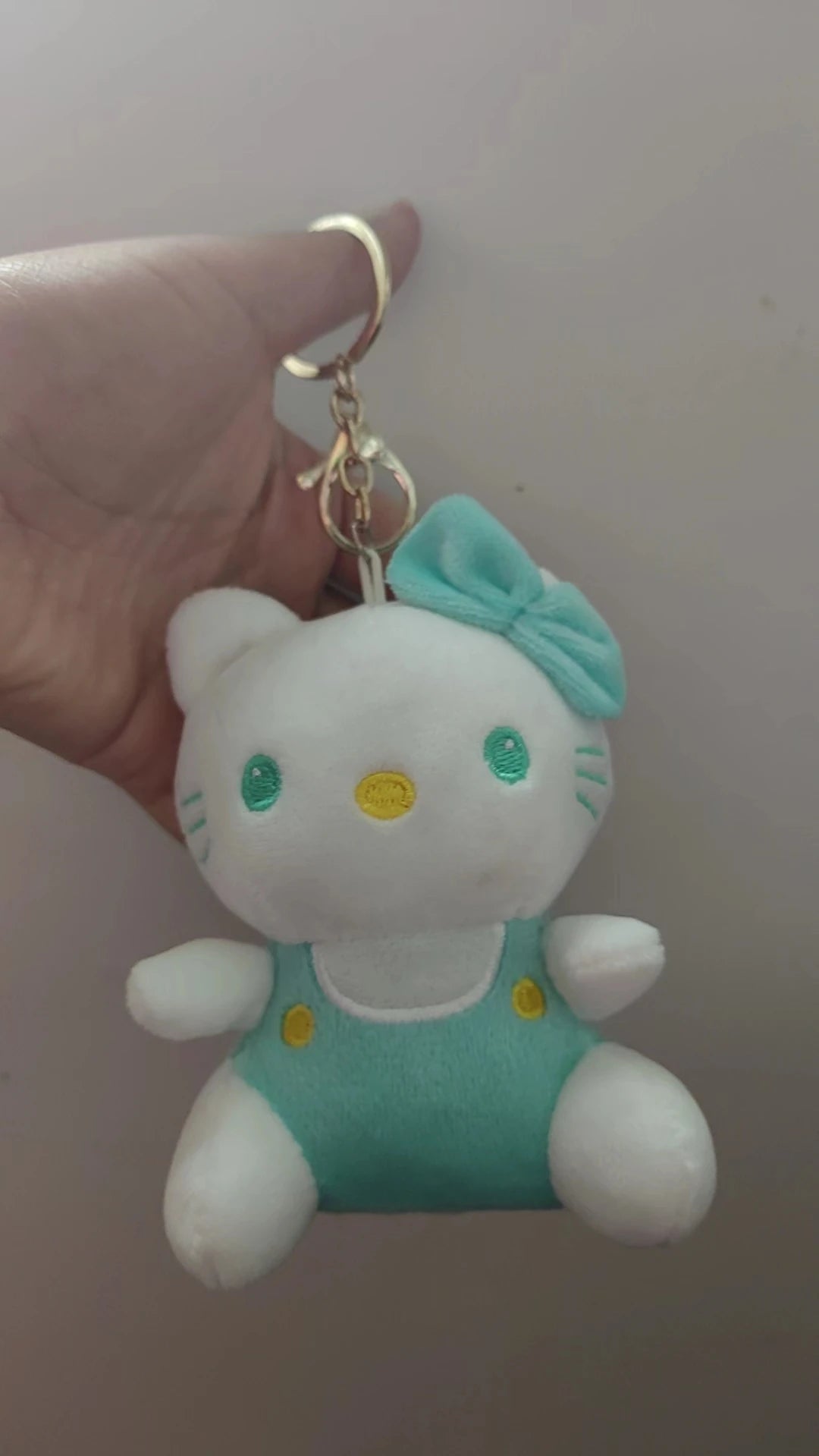 Sanrio Hello Kitty Plush Stuffed Soft Doll Keychain Cartoon Hello Kitty Plushies Bag Pendant Accessories Girls Gift Kids Toys