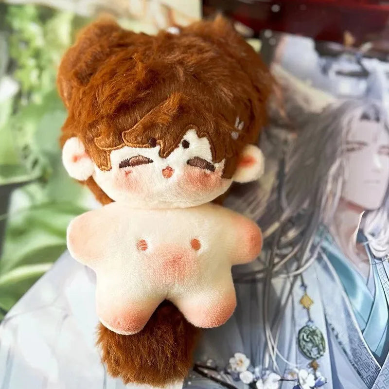 10cm Kawaii Naked Cotton Idol Plush Doll Stuffed Super Star Figure Doll Cute Light&Night Anime Gaming Peripherals Body Doll Gift