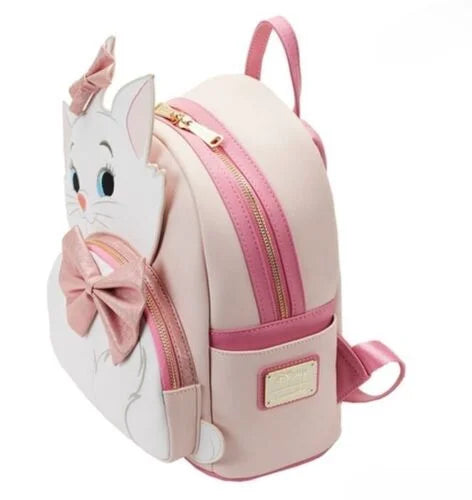 Aristocats Marie Cat Mini Backpack All Over Print Womens Double Strap Shoulder Bag Purse Double Shoulder Backpack Gift