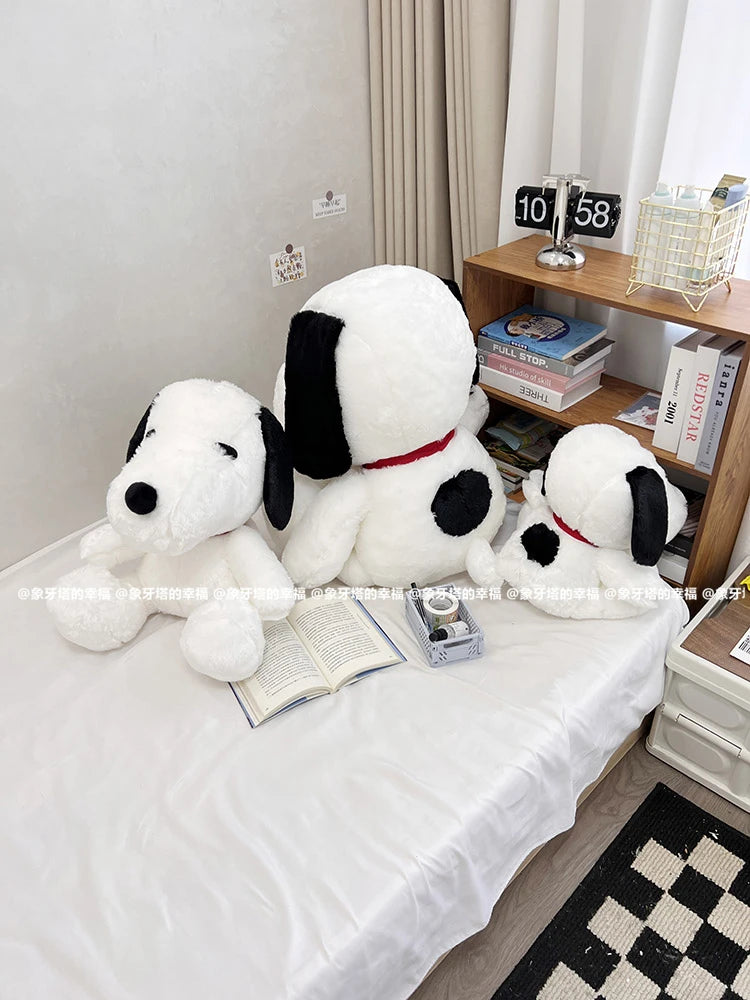 Big Size Kawaii White Doggy Plush Toys Puppy Plushies Dog Stuffed Doll Lovely Room Decor Bay Window Cushion Animal Toy Kid Gift