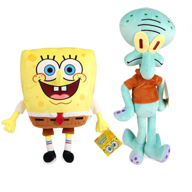 22-40Cm 100% Genuine Spongebob Patrick Star Kawaii Cartoon Animal Plush Toy Stuffed Doll Cartoon Soft Kids Toys Birthday Gift