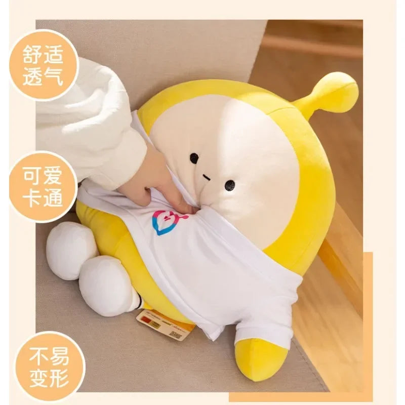 Anime Games Cute Egg Party Plush Toy 22/27/38cm Sleep Throw Pillow Backrest Pendant Hom Decor Stuffed Dolls Kids Birthday Gift