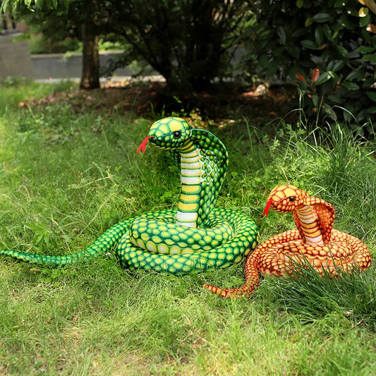 200/300CM 3D Simulation Cobra Snake Toy, Little Snake Animal Plush Toys, Children Toys, Home Decor Birthday Tricky Prank Gifts