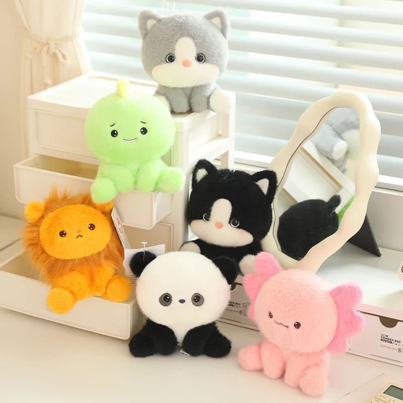 Kawaii Plush Animal Desk organizer Cartoon Creative  Girl's Bag Keychain For Girl Holiday Gift Toys BabyAppease Doll