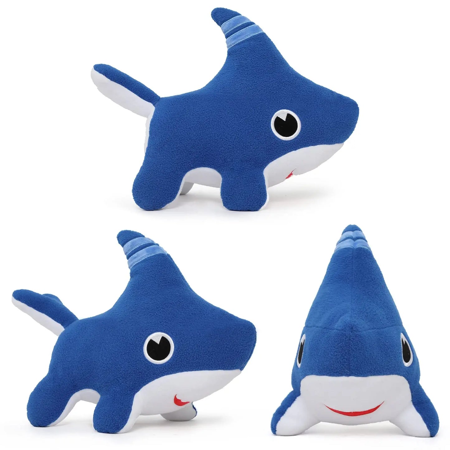 28cm Shark Dog Stuffed Animals Shark Dog Plush Toy Blue Shark Stuffed Animals Plushies for Baby Boys Girls Kid Birthday Gift