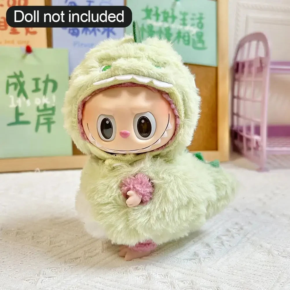 For 17cm Labubu Doll Clothes Accessories Cute Decoration Little Clothes