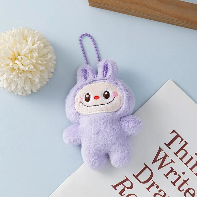 Labubu Cute Doll Pendant Plush Toys Soft Kawaii Stuffed Toy Backpack Accessories Plush Doll Birthday Gift