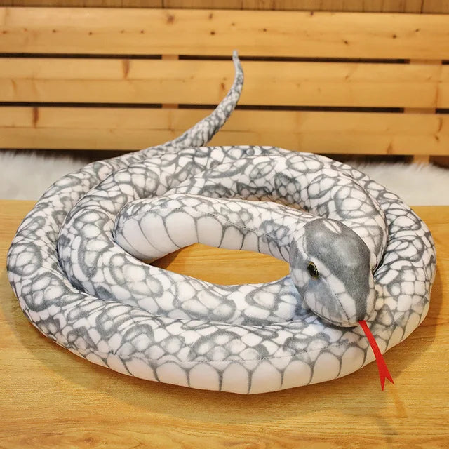 1pc 200cm/300cm Giant Snakes Plush Toy Simulation Long Golden Python Stuffed Snake Plushie Children Boys Gift Home Decoration