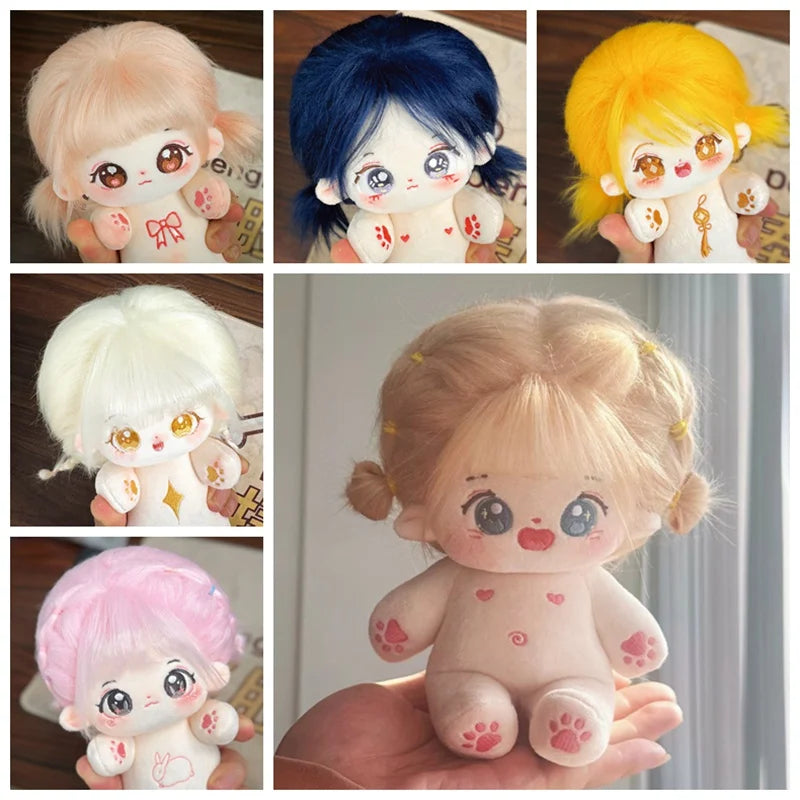 20cm IDol Doll Anime Plush Star Dolls Cute Stuffed Customization Figure Toys Cotton Doll Plushies Toys Fans Collection Gift