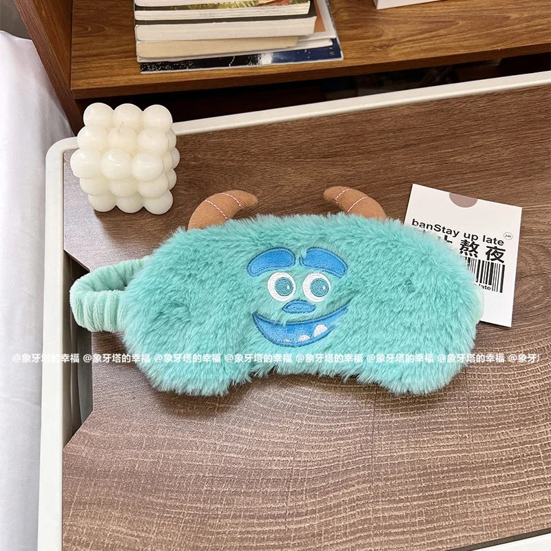 Disney Dumbo Pooh Bear Sleeping Eyepatch Stitch Sullivan Plush Eye Patch Girl Alien Lotso Shading Eye Mask Travel Rest Eyepatch