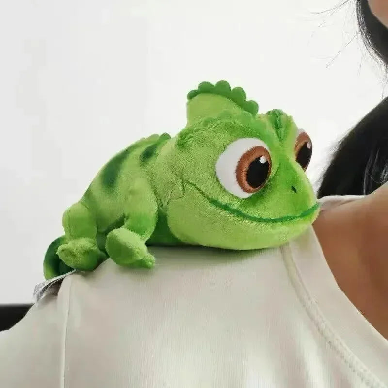 Pascal Rapunzel Chameleon Plush Dolls 15cm Pascal Stuffed Animals Plush Doll Pascal Rapunzel Shoulder Plush Toys Kids Gifts