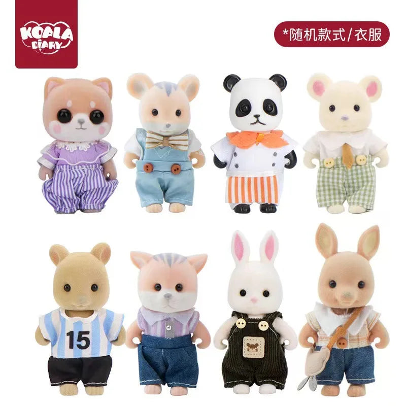 Koala Diary Original Doll Simulation Small Animal Model Miniature Scene Decoration Children's Play Home Doll Birthday Gift