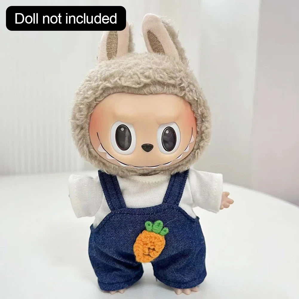 Doll'S Clothes Outfit Accessories For Korea Kpop Exo Coca Cola Series 15-17cm Labubu IdolOveralls hats glasses Clothing Gift