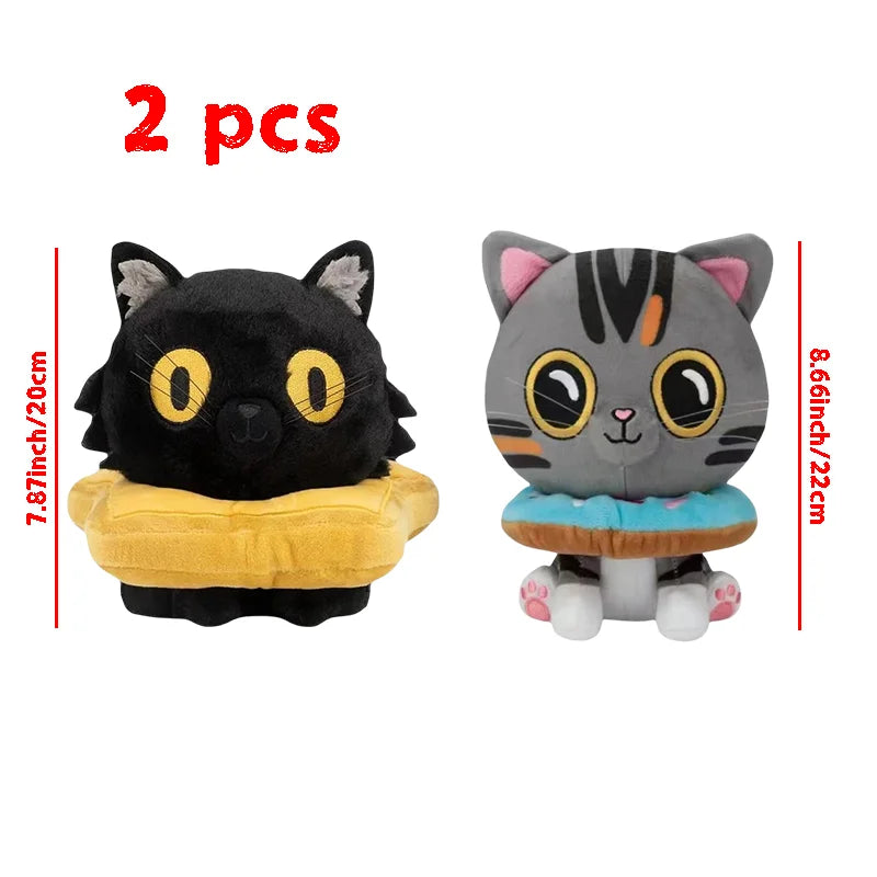 New Arrive Cute Soft 20cm Ralph and Bella Plushie Stuffed Cartoon Cat Plush Home Comfort Pillow Cushion Gift Doll Kids Girls