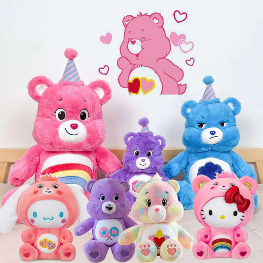 40cm Kawaii Carebears New Pp Cotton Anime Hobby Plush Pillow Doll Sofa Car Ornaments Home Decoration Birthday Care bears Gifts