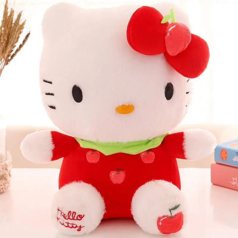 Big Size Sanrio Kawaii Hello Kitty Plush Toy Pillow Doll Cat Kt Stuffed Animal Plushies Home Decoration Peluche Kid Xmas Gift