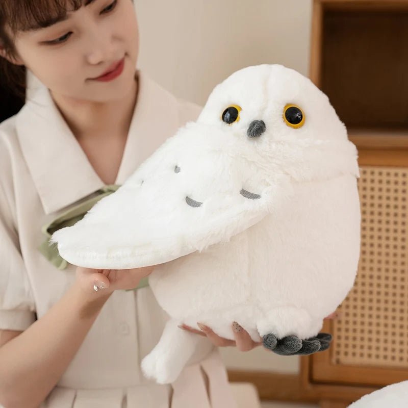 1pc  30/36cm Simulation Owl Plush Toys Lovely Bird Dolls Stuffed Soft Nighthawk Pillow Kawaii Home Decor Gift for Lover