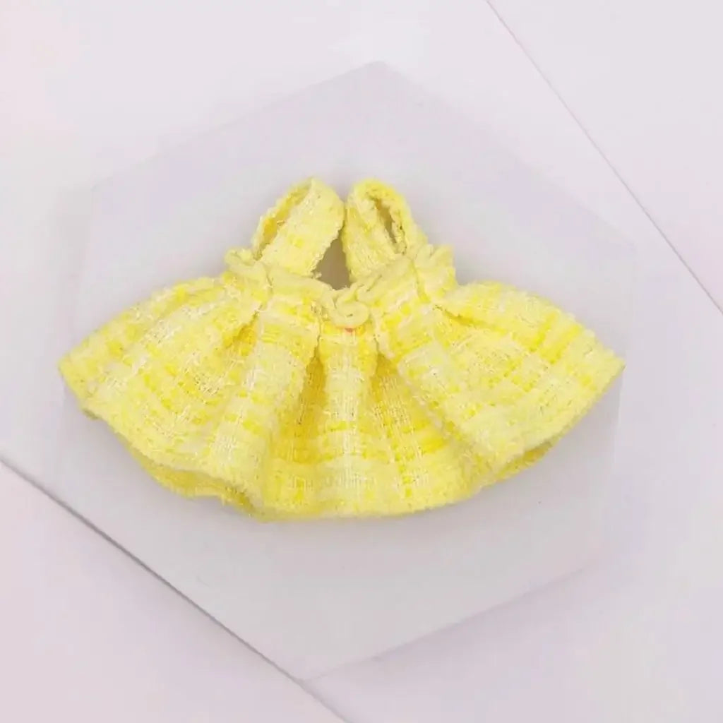 Mini Plush Doll'S Clothes Outfit Accessories For Korea Kpop Exo Labubu V1 V2 Idol strap skirt Clothing Gift