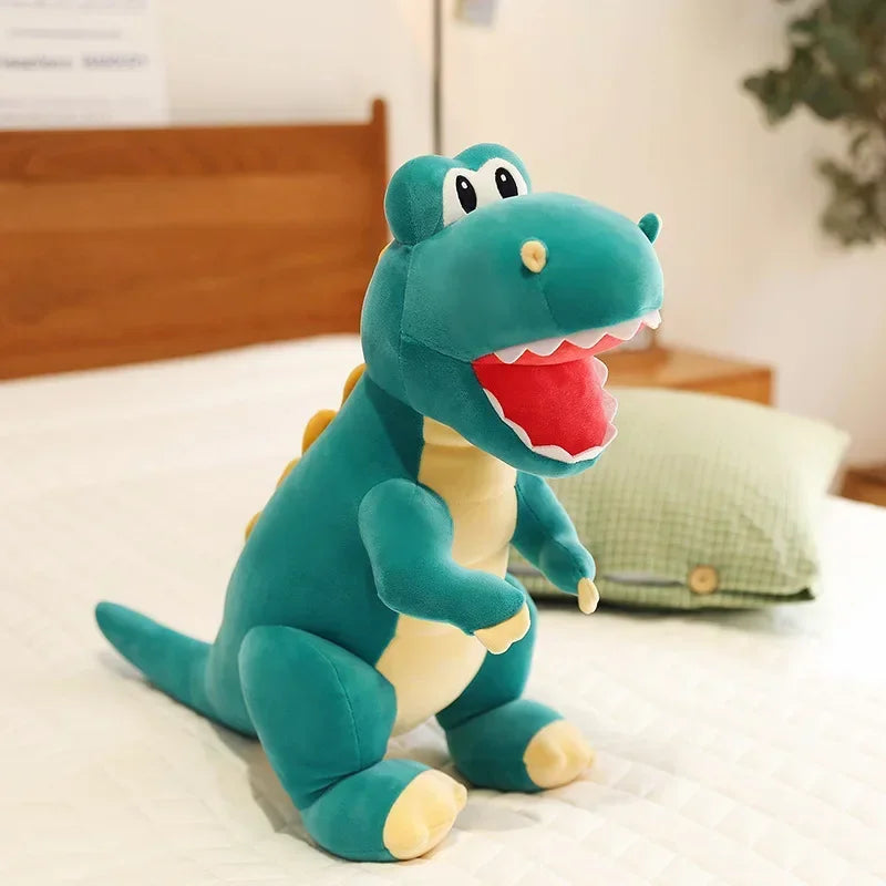 Tyrannosaurus Doll Toys Cute Miniso Cartoon Tyrannosaurus Rex Doll Plush Toys Girls Bed With Sleep Doll Cute Home Decoration