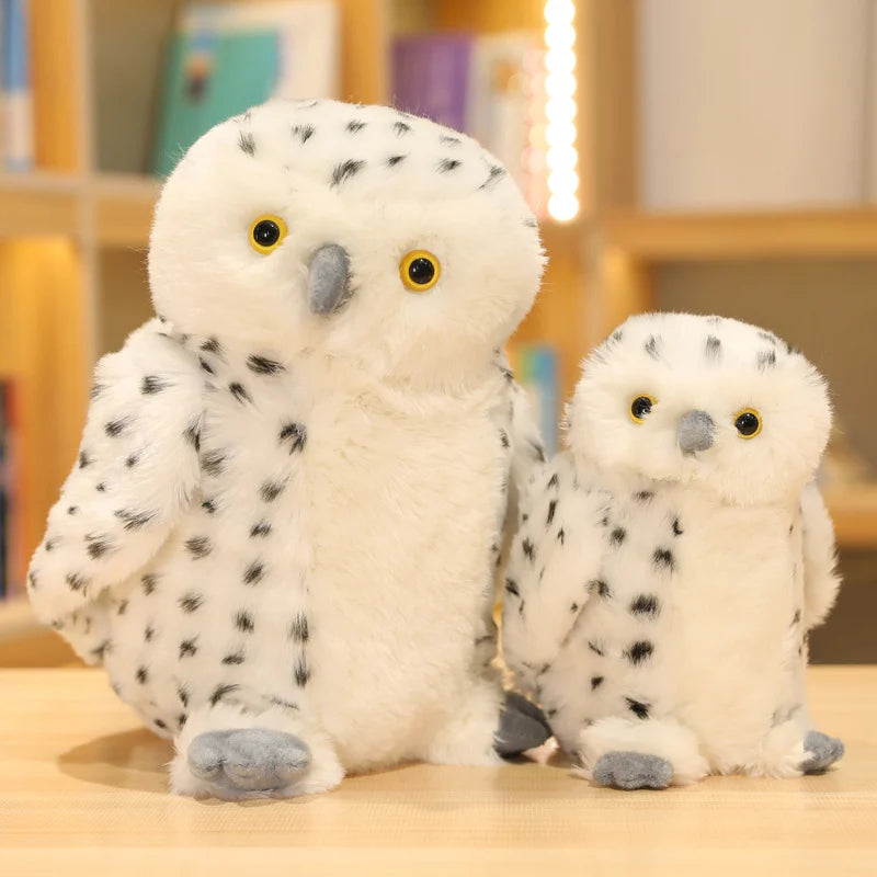 20-50cm Cuddle Toy Legend Snowy Owl Stuffed Plush Animal Toy Adult Children Gifts HP Hedwig Potter Owl