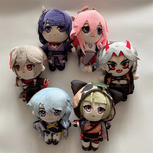 Fast Delivery 20cm Genshin Impact Ayato Sayu Doll Stuffed Anime Plush Toy Kazuha Yae Miko Scaramouche Cosplay Props Plushies