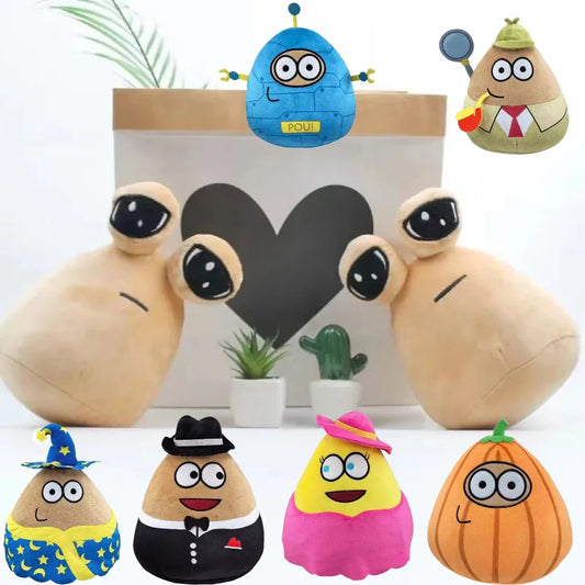 New Alien 1/7PCS plush toy doll POU plush doll nerdy doll birthday gift doll doll snail plush toy pillow