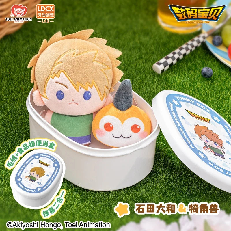 New Genuine Digimon Adventure Anime Figure Digimon Box Agumon Yagami Taichi Kawaii Figure Box Children Toys Birthday Gifts