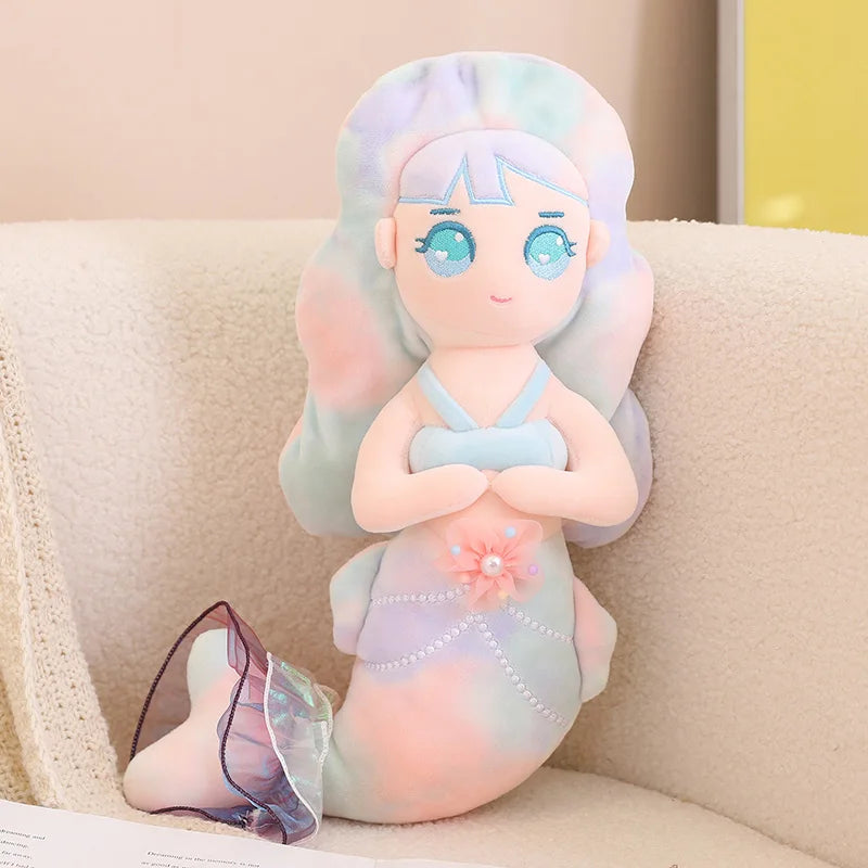 45/60cm Cartoon Mermaid Plush Doll Toy Children Adults Comfort Doll Mini Cute Pillow Baby Stuffed Plush Toys Girls Birthday Gift