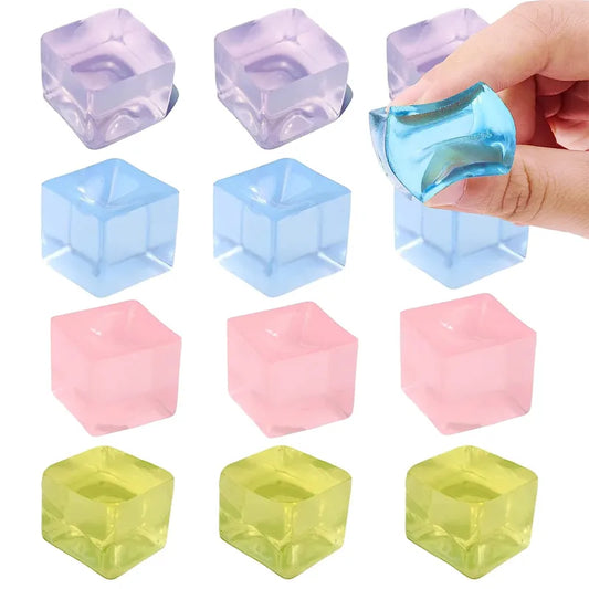 Ice Cube Squishy Balls Stress Relief Squeeze Fidget Toys