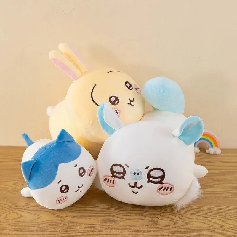 Big Size Chiikawa&Hachiware Anime Plush Stuffed Doll Cartoon Character Room Decoration Cute Doll Girl Holiday Gift