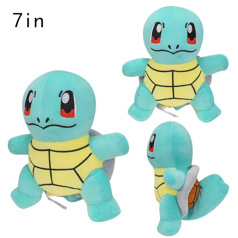 Pokemon Kawaii Plush Toys Mewtwo Psyduck Bulbasaur Charmander Squirtle Anime Doll for Kids Birthday Christmas Cartoon Gift