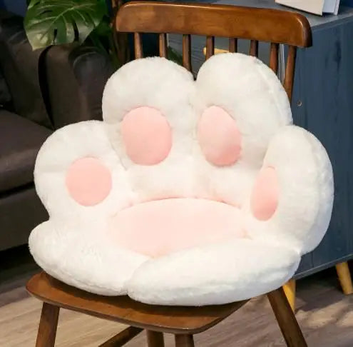 70*60cm Kawaii Cat Paw Plush Toys Cute Soft Stuffed Floor Cushion Chair Sofa Butt Pad for Home Room Decoration Office Nap Dolls