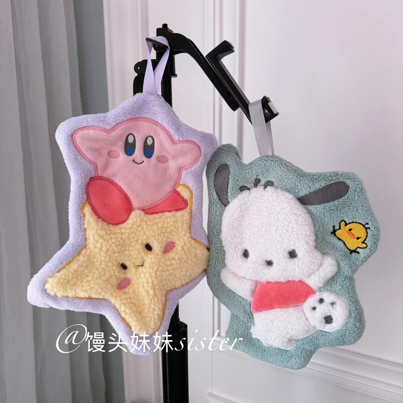 Sanrio Cartoon Hand Towel My Melody Kuromi Cinnamoroll Towels Double-thickness Absorbent Bathroom Cleaning Dishcloths Girl