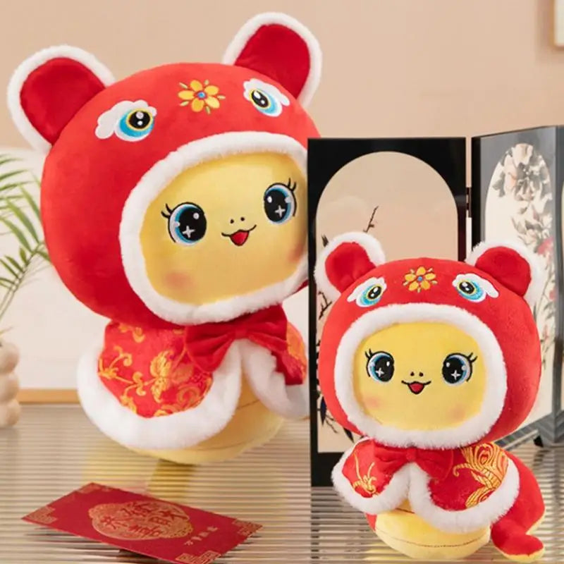 Year Of The Snake Doll 2025 Cute Chinese New Year Toy Mascot Spring Festival Snake Plush Snake Stuffed Toy 2025 Cute Chinese New