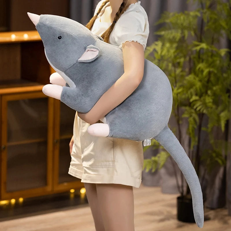 32cm New Mini Soft Plush Simulation Mouse Plushie Doll Stuffed Rat Plush Animal Toy Mascot Peluche Mouse Doll for Pet