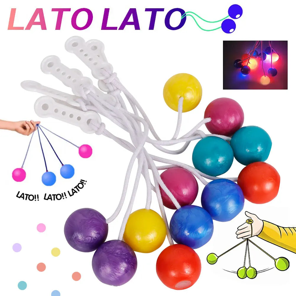 Latto Toy Click Clack Ball Bump Ball Clackers Lato Toy Tok Tok Old School ToyDecompression Ball Pro-clackers Ball