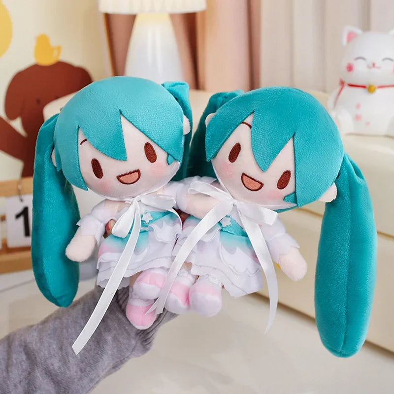 20cm Hatsune Miku Fufu Doll Cartoon Stuffed Anime Cartoon Girl Collect Japanese Style Plushies Cute Plush Toy Gifts Girl Kids