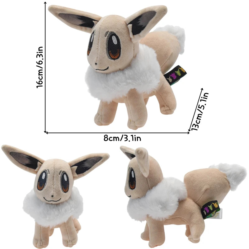 Pokemon Shiny Eevee Sylveon Flareon Vaporeon Espeon Umbreon Leafeon Glaceon Jolteon Plush Toys Cute Stuffed Peluche Dolls