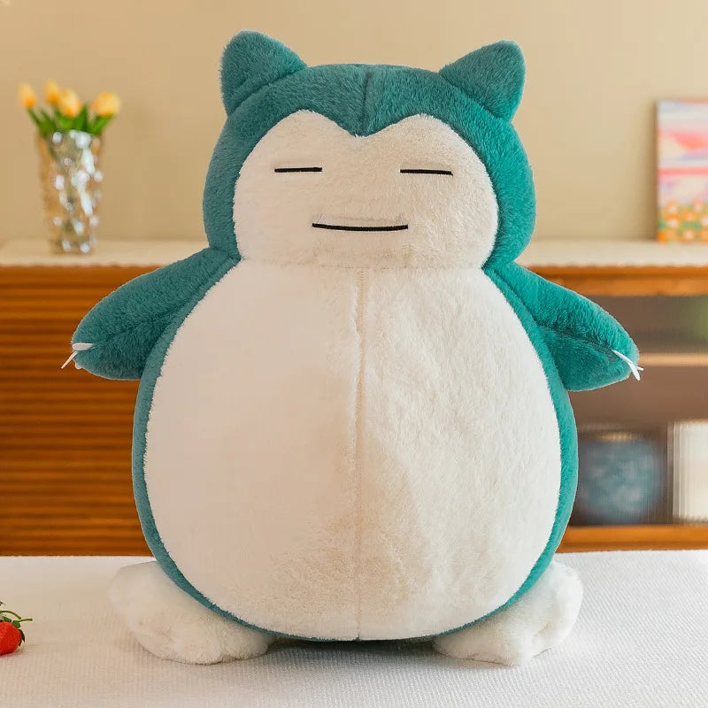 Big Size 60cm Pokemon Cute Snorlax Anime Plush Toys Pokémon Monster Plushies Soft Stuffed Animal Peluche  Gifts