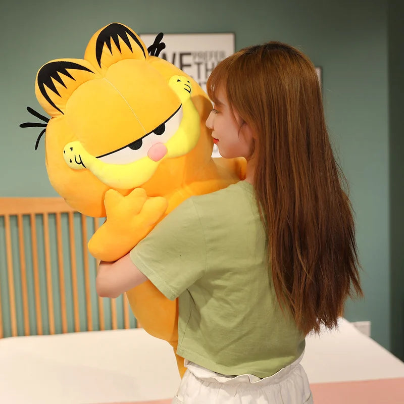 Garfield Fat Angry Cat Plush Toy Disney Animals Lazy Foolishly Tiger Skin Simulation Ugly Cat Stuffed Doll Pillow Gift Christmas