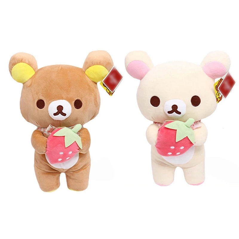 48cm Rilakkuma Plush Teddy Bear Plushies Lovely Animal Kuma Stuffed Doll Kawaii Room Deocr Toys Hobbies Festival Gift for Kids