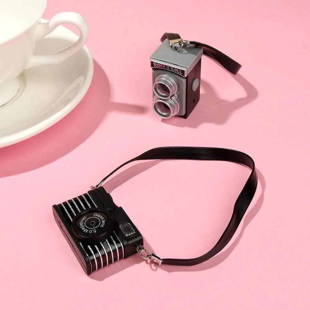 1Pc 1/6 1/8 1/12 Dollhouse Miniature Digital SLR Camera for labubu for upset duck Dolls House Decoration Accessory