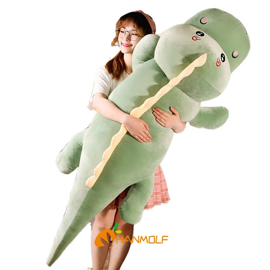 50/80/100/120cm Green Dinosaur Plushies - Plushy Mart