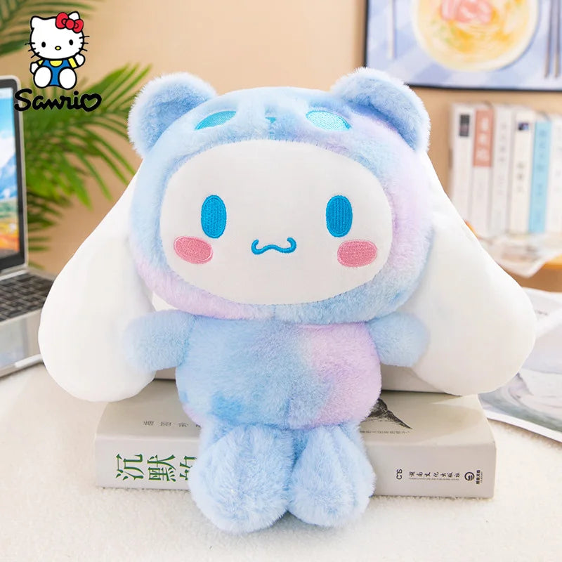 Kawaii Sanrio Plush Toy 25CM Anime Dolls Kuromi Cinnamoroll Stuffed Animal Children's Toys Hello Kitty My Melody Plushies Gifts