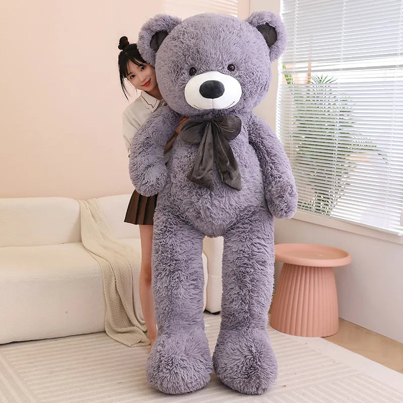 80/100cm Big Size Teddy Bear Plush Toy Stuffed Animals Dolls Kawaii Soft Pillow  Grilfriend Girl Birthday Valentines Day Gift