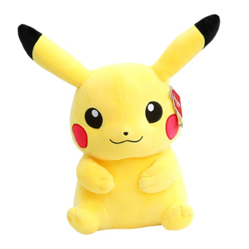 High Quality Pokémon Stuffed Animals Kawaii Pikachu Plush Toy Bulbasaur Eevee Dnorlax Squirtle Figures Gifts for Children