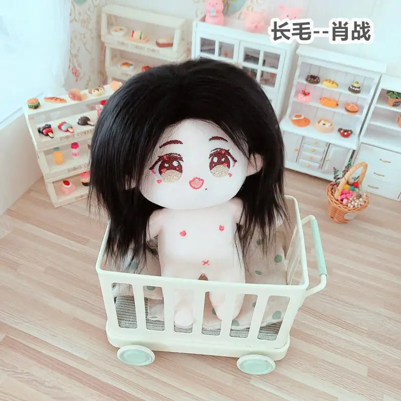 20cm IDol Doll Skeleton No attributes Star Plush Cotton Dolls Cute long Fried Hair Curly Hair Toys Fans Collection Children Gift